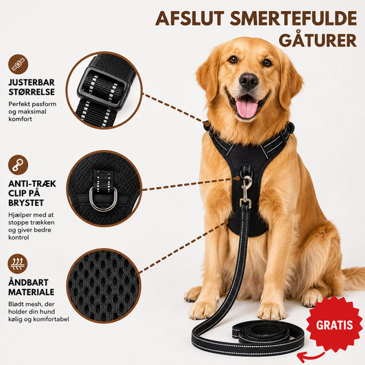 PoteNord™ Anti-Træk Hundesele