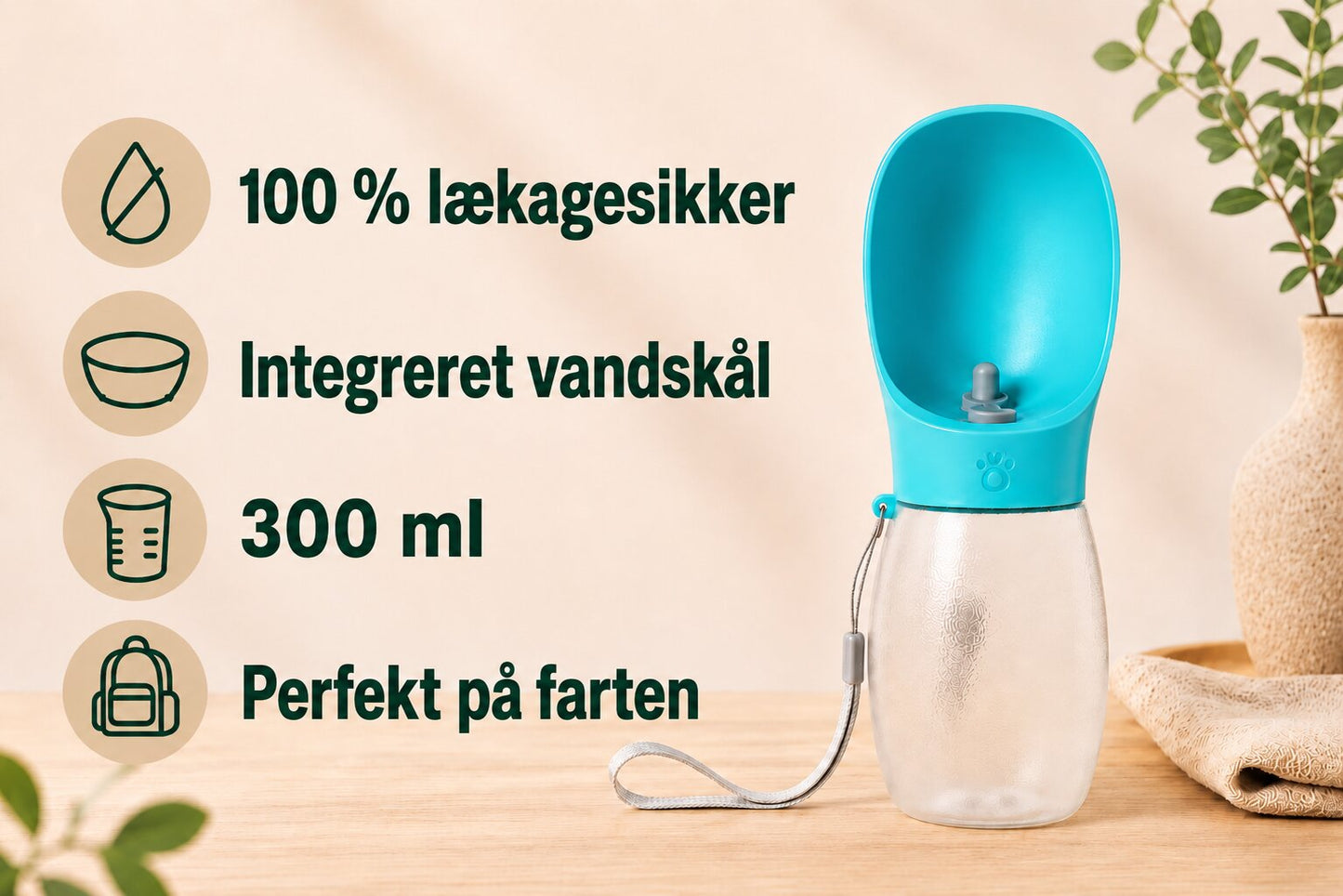PoteNord™ Sammenfoldelig Drikkeflaske 300 ml