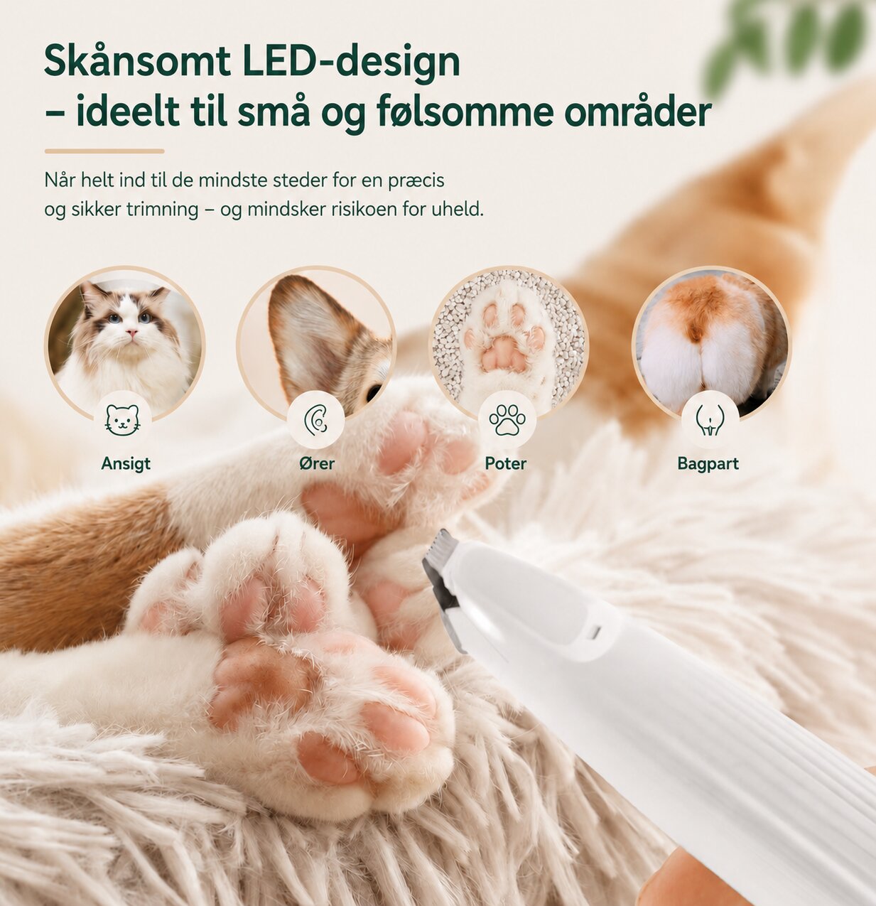 PoteNord™ Trådløs Trimmer med LED