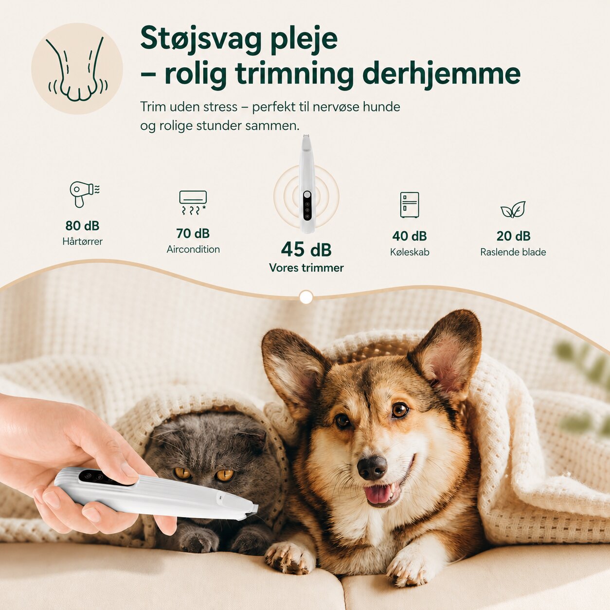 PoteNord™ Trådløs Trimmer med LED