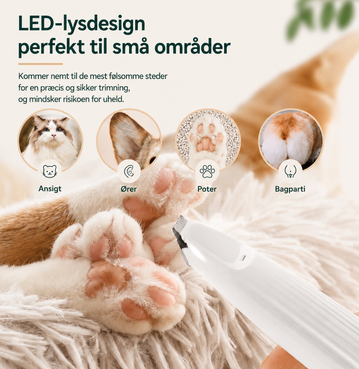 PoteNord™ Trådløs Trimmer med LED