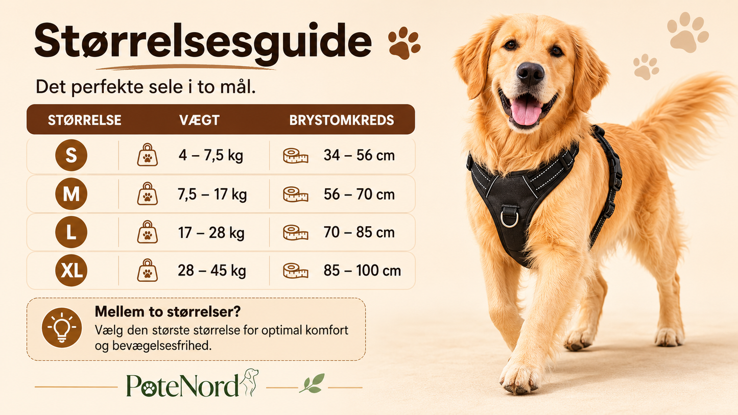 PoteNord™ Anti-Træk Hundesele