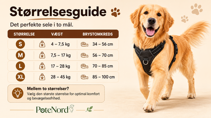 PoteNord™ Anti-Træk Hundesele
